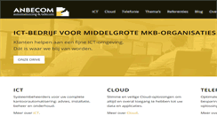 Desktop Screenshot of anbecom.nl